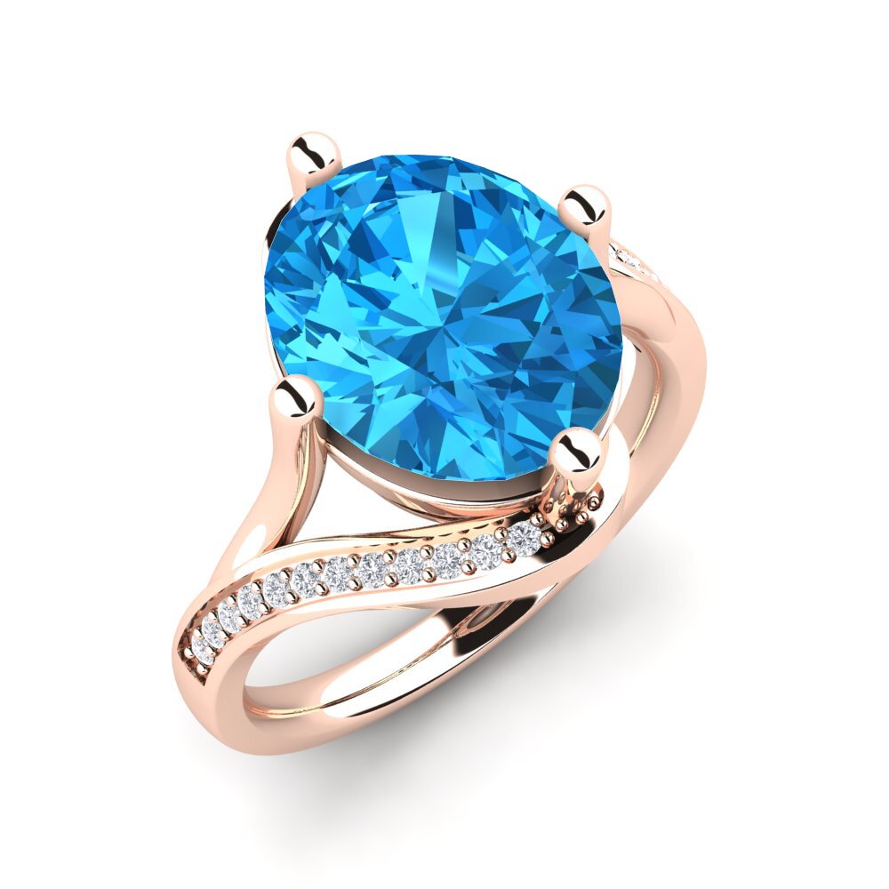 Rotgold 585 Ring Loagen