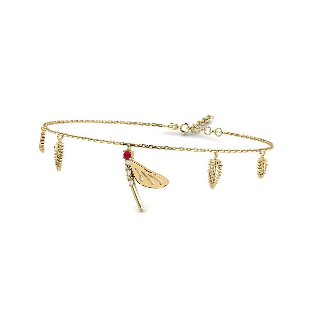 Robijn Dames Armband Lobamba