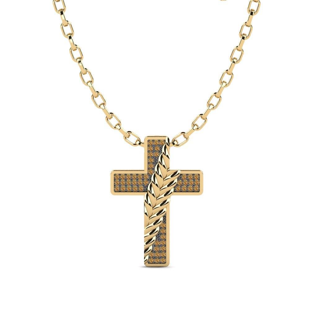 Diamante café Colgante para hombre Locmariaquer