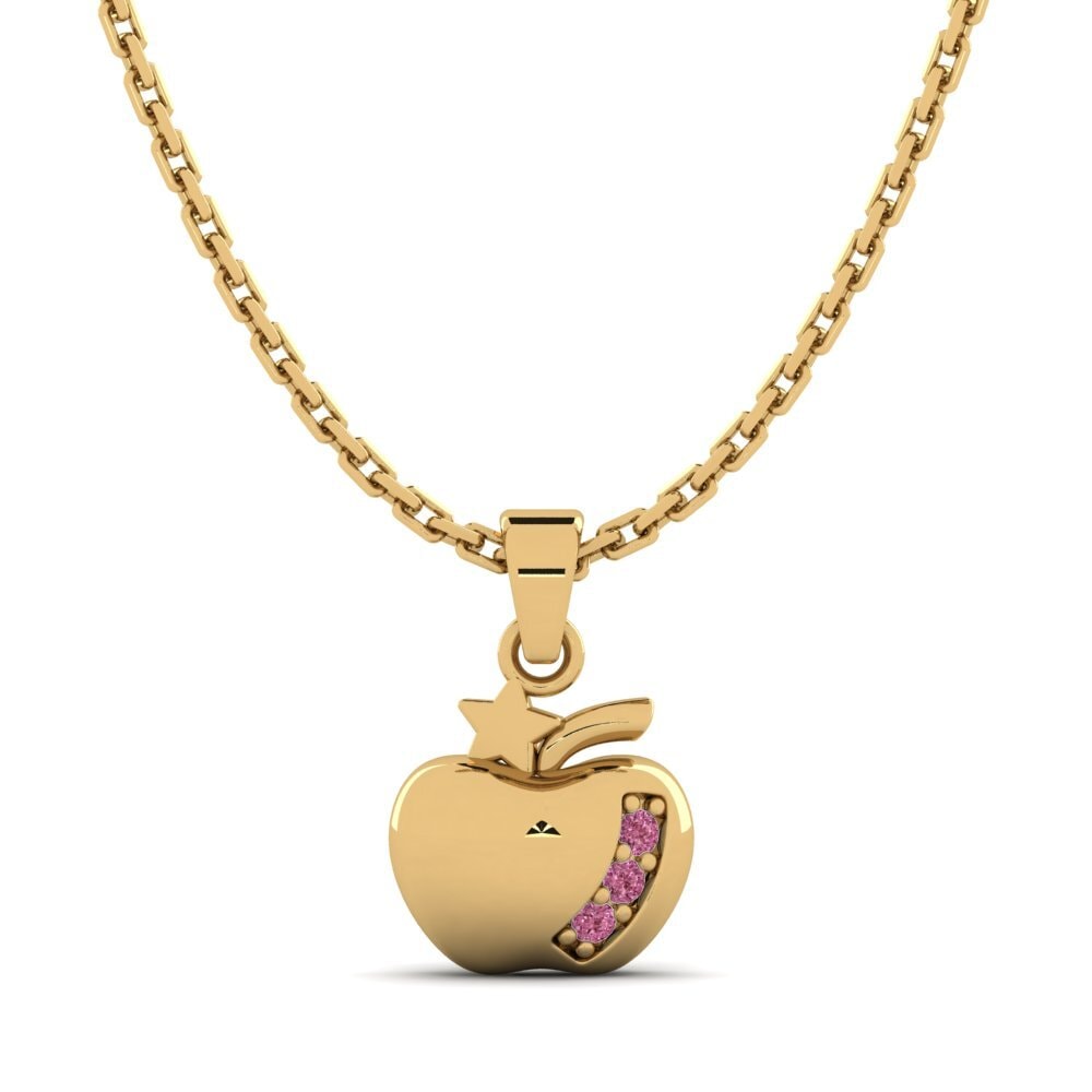 Rhodolite Garnet Women's Pendant Logeur