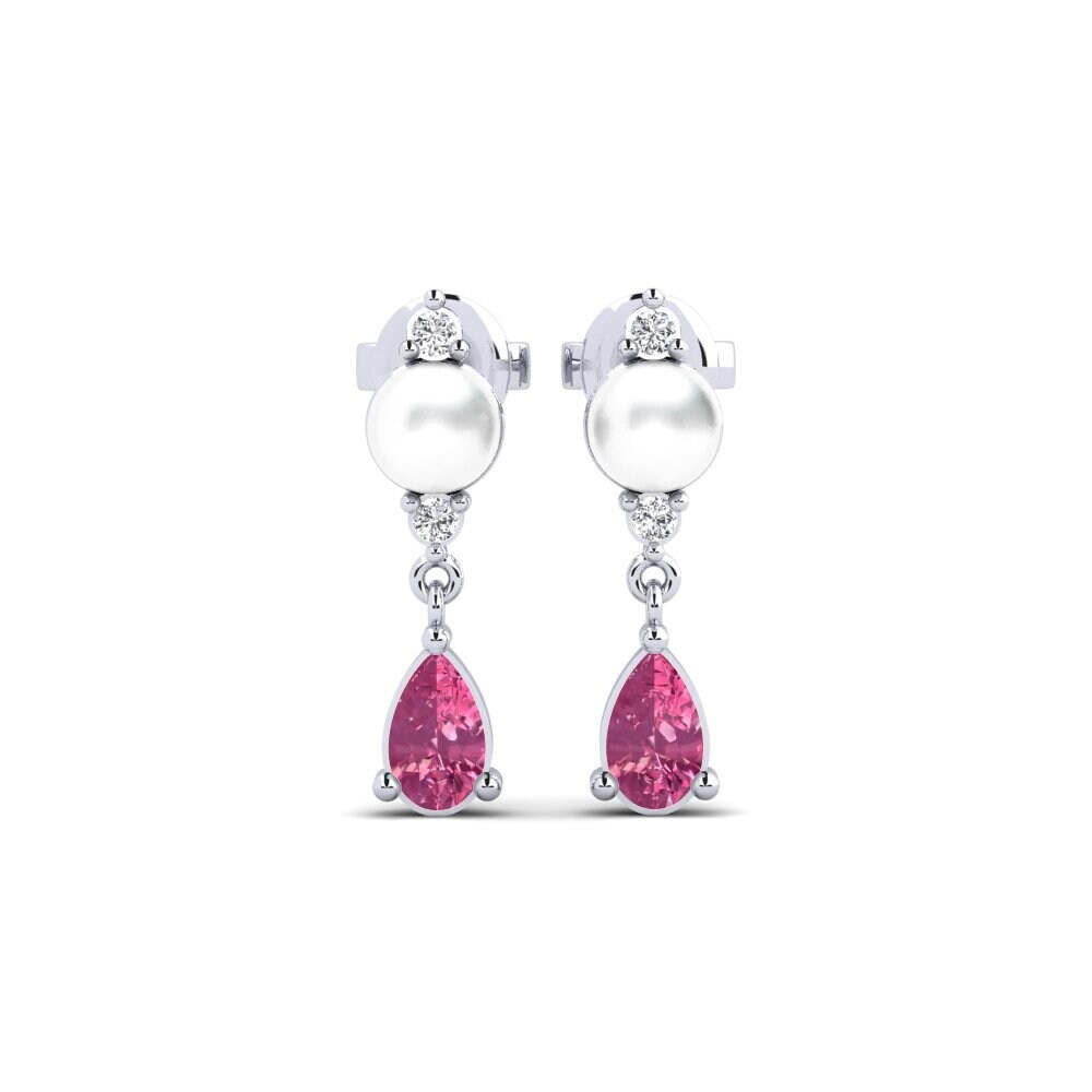 Pink Tourmaline Women's Earring Loirevalley