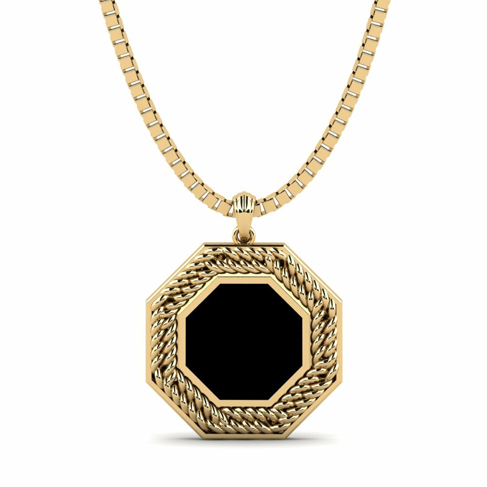 Or Jaune 9k Pendentif pour homme Loisielsa
