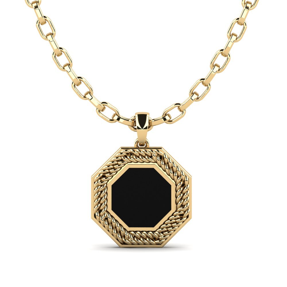 14ct Yellow Gold Men's Pendant Loisielsa