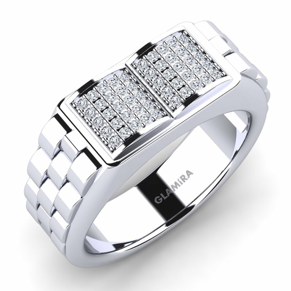 950 Palladium Men's Ring Lonel