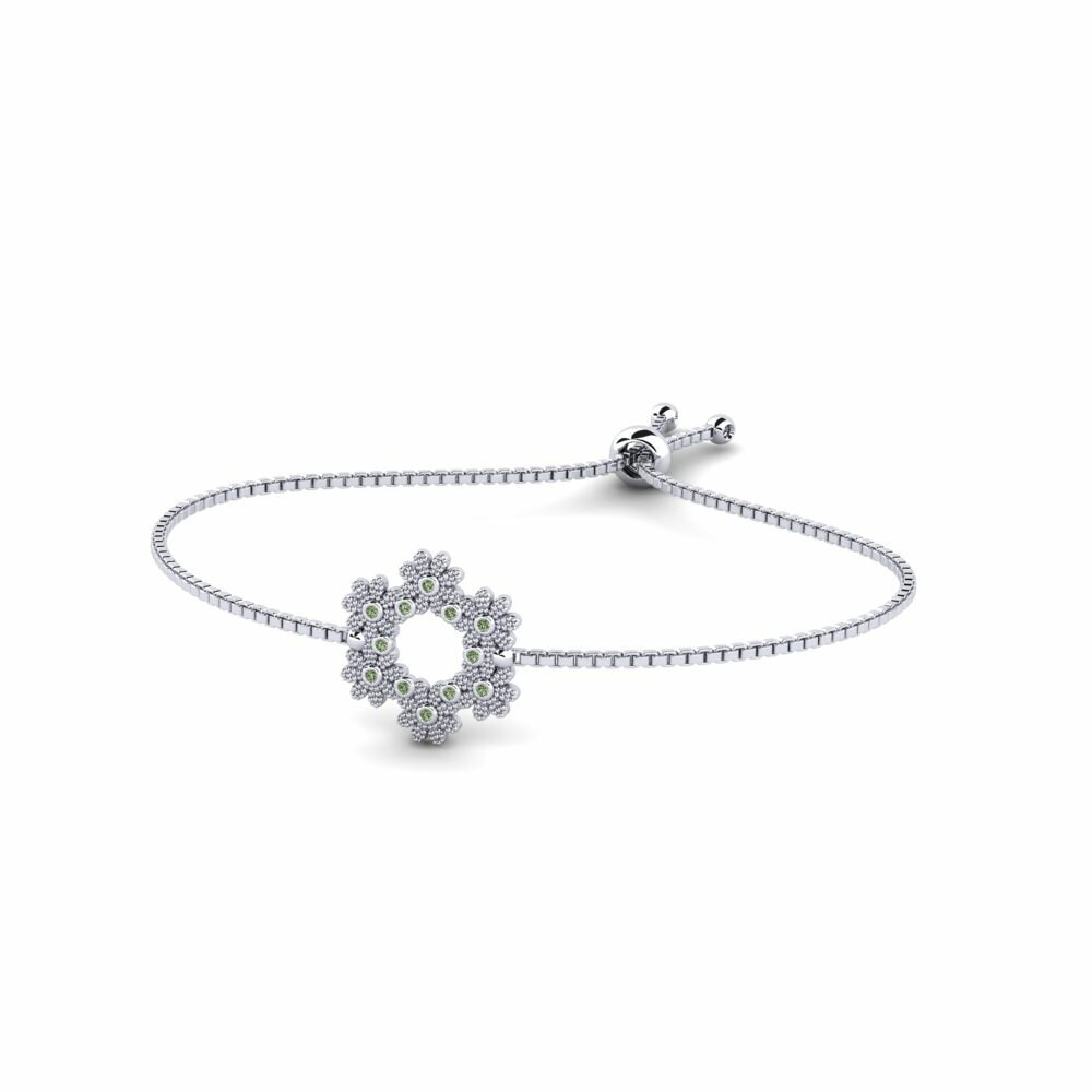 Diamant Vert Bracelet pour femme Longing