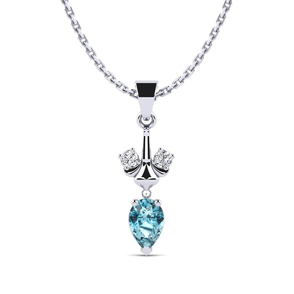 Blue Zircon Women's Pendant Lonneke