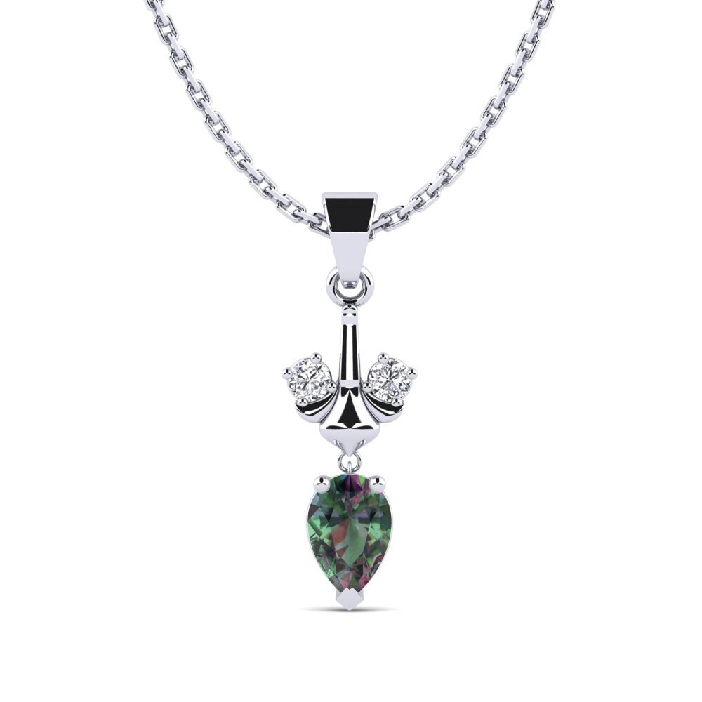 Pear Mystic Topaz Women's Pendant Lonneke