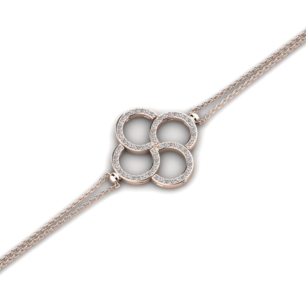 9ct Rose Gold Women's Bracelet Loopnova