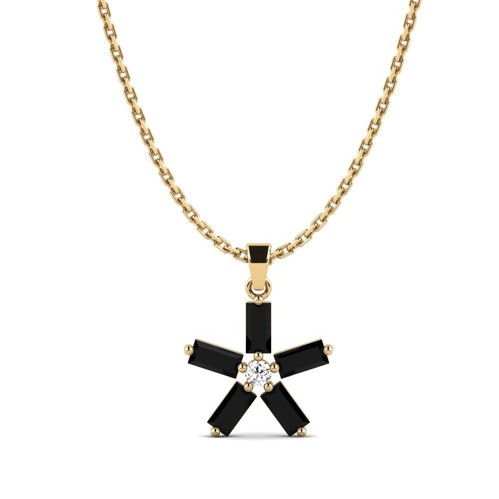 Black Onyx Women's Pendant Loque