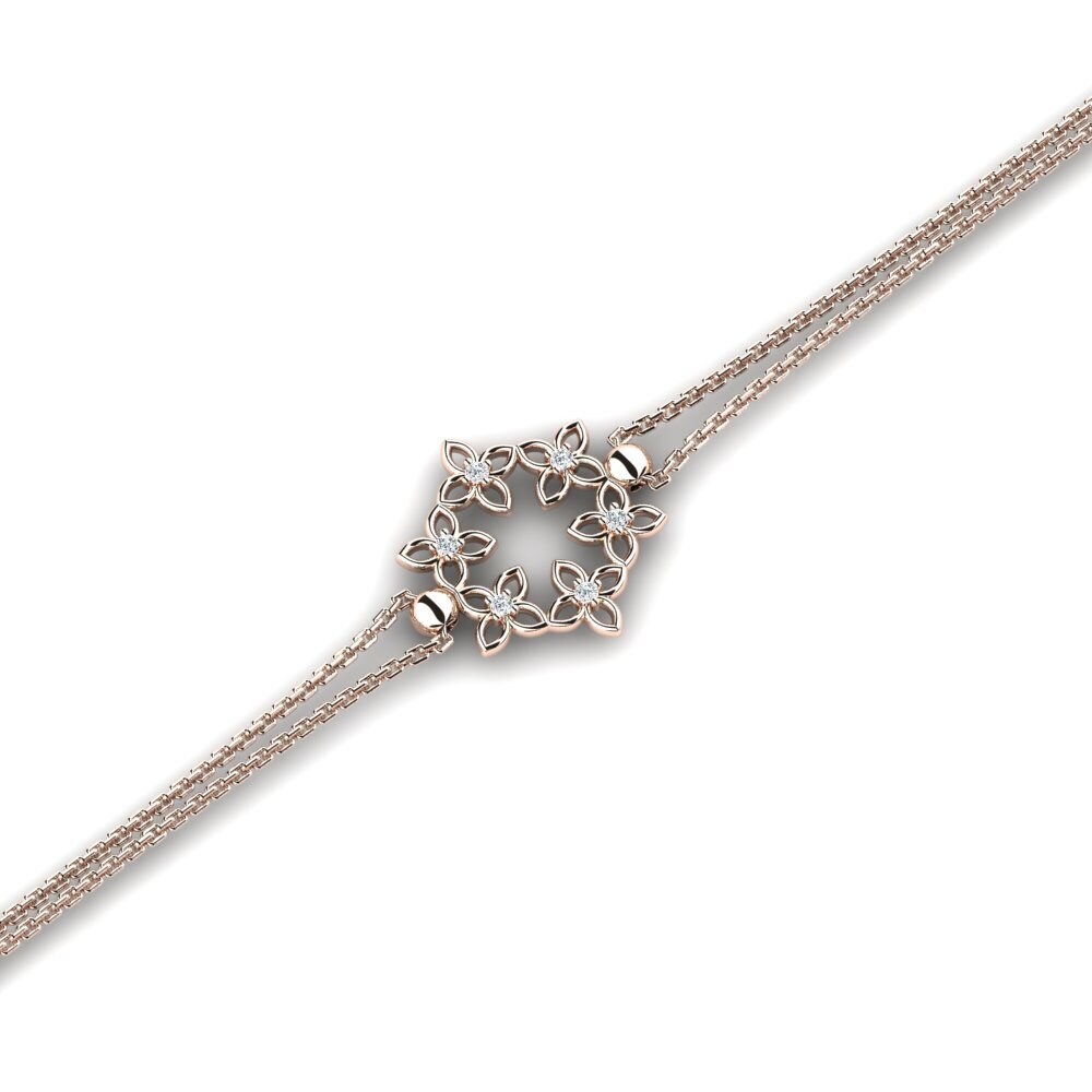9ct Rose Gold Women's Bracelet Lorea