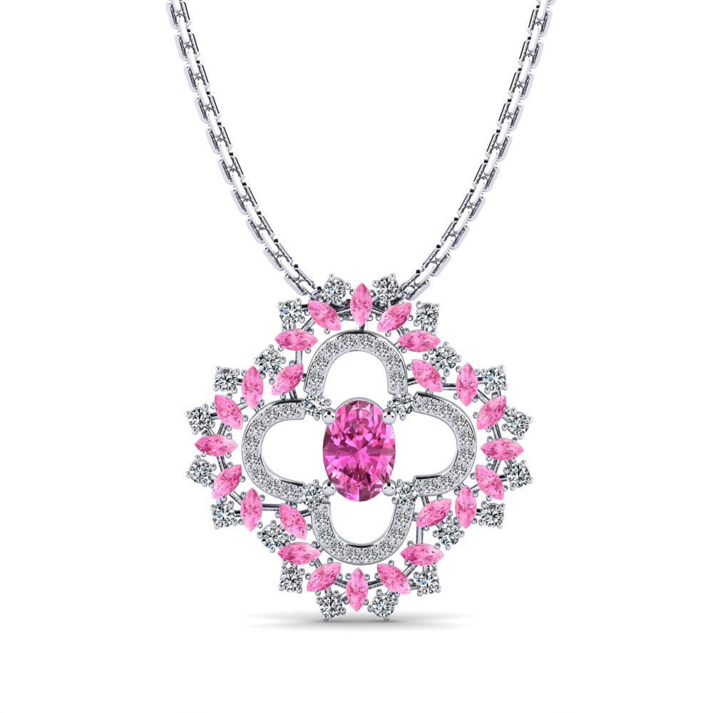 Pink Topaz Women's Pendant Lorenzo