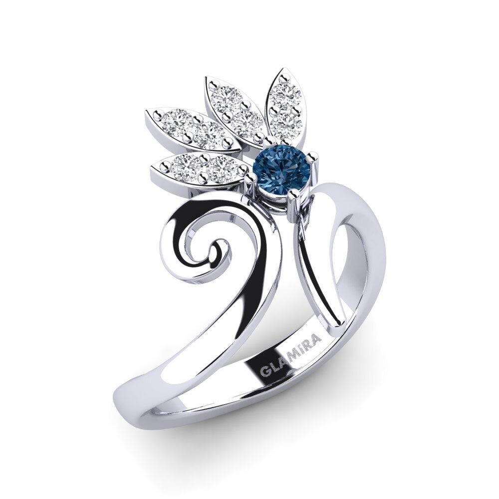 Diamant Bleu Bague Loriann