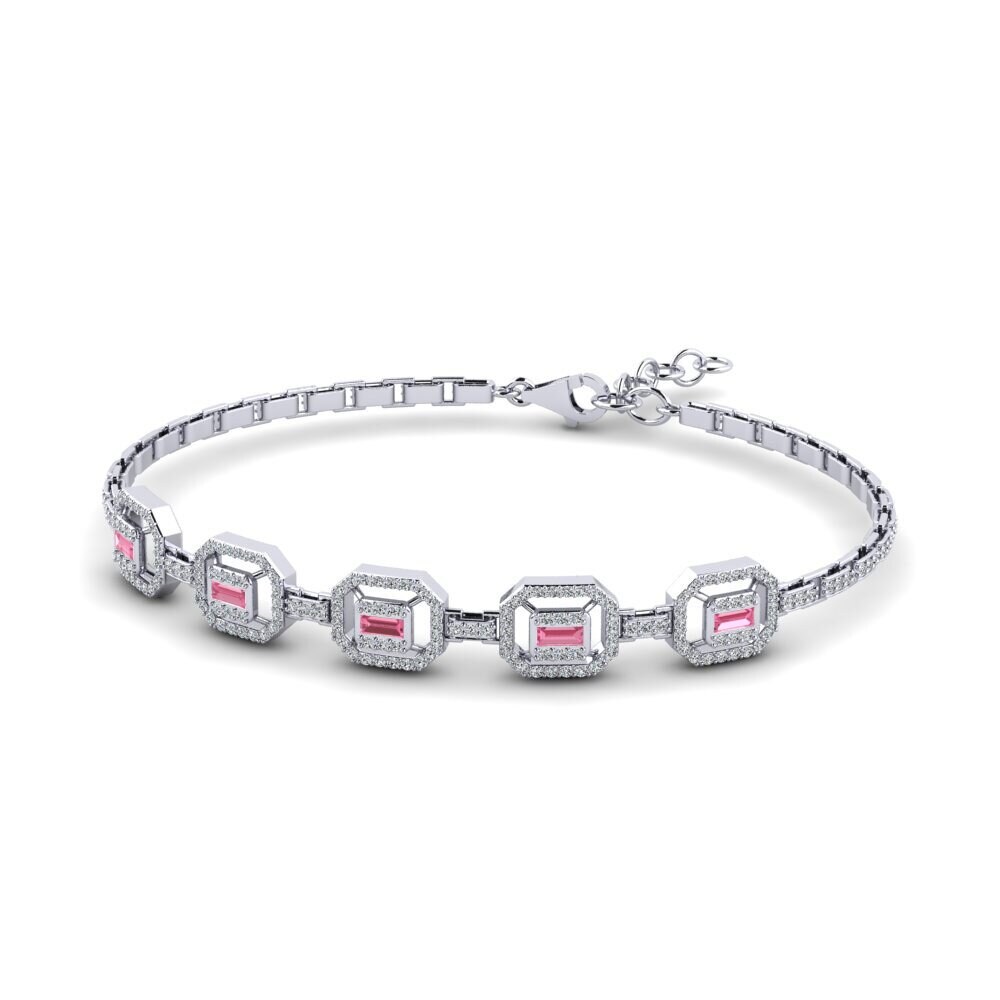 Pink Sapphire Women's Bracelet Loriot