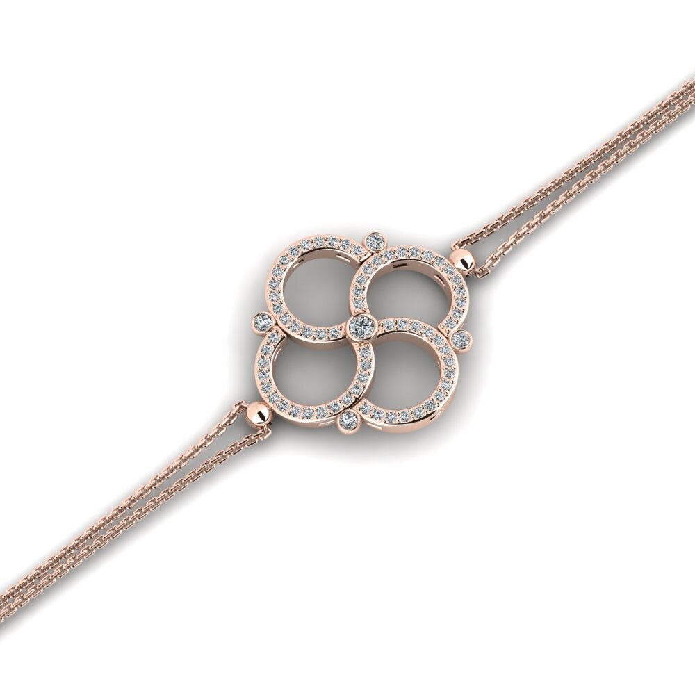 9ct Rose Gold Women's Bracelet Lorses