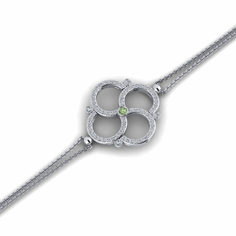 Diamant Vert Bracelet pour femme Lorses