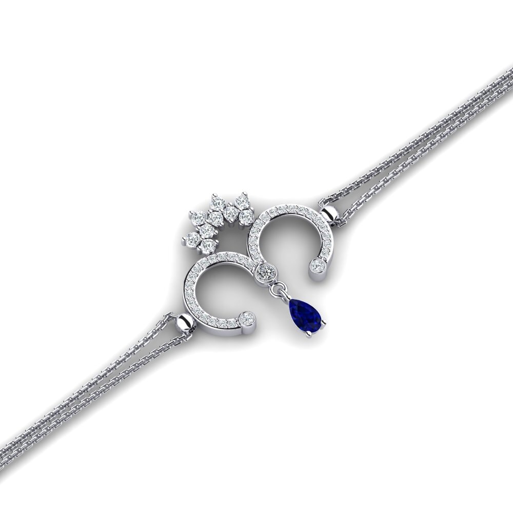 Pera Zafiro Pulsera de Mujer Losenoid