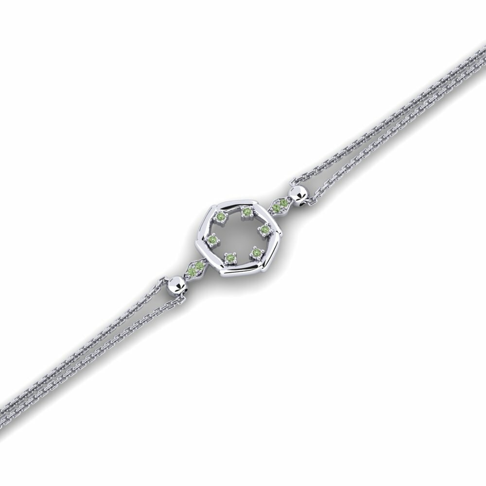 Diamant Vert Bracelet pour femme Losenoiders