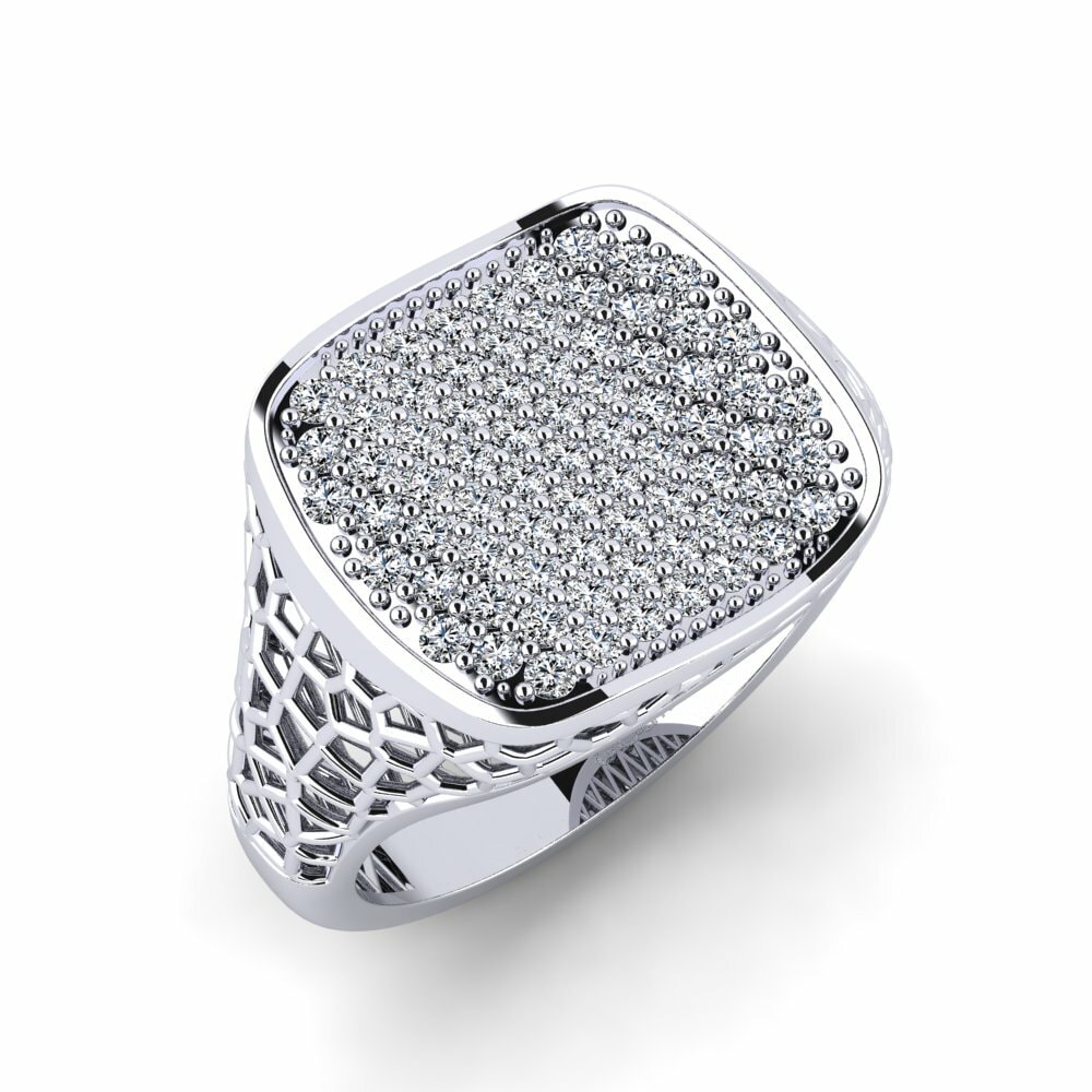 950 Palladium Heren Pinkring Lostropi