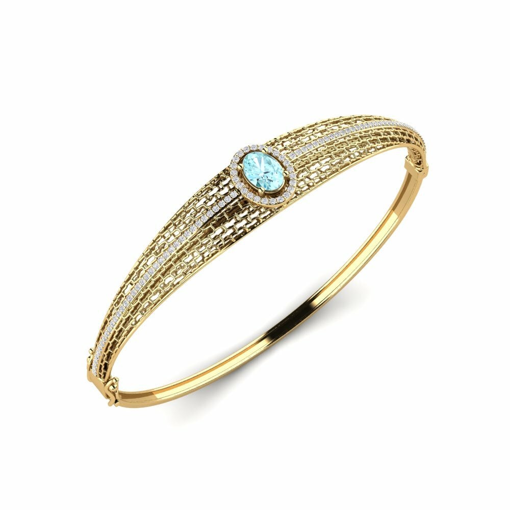 18ct Yellow Gold Women's Bangle Lou