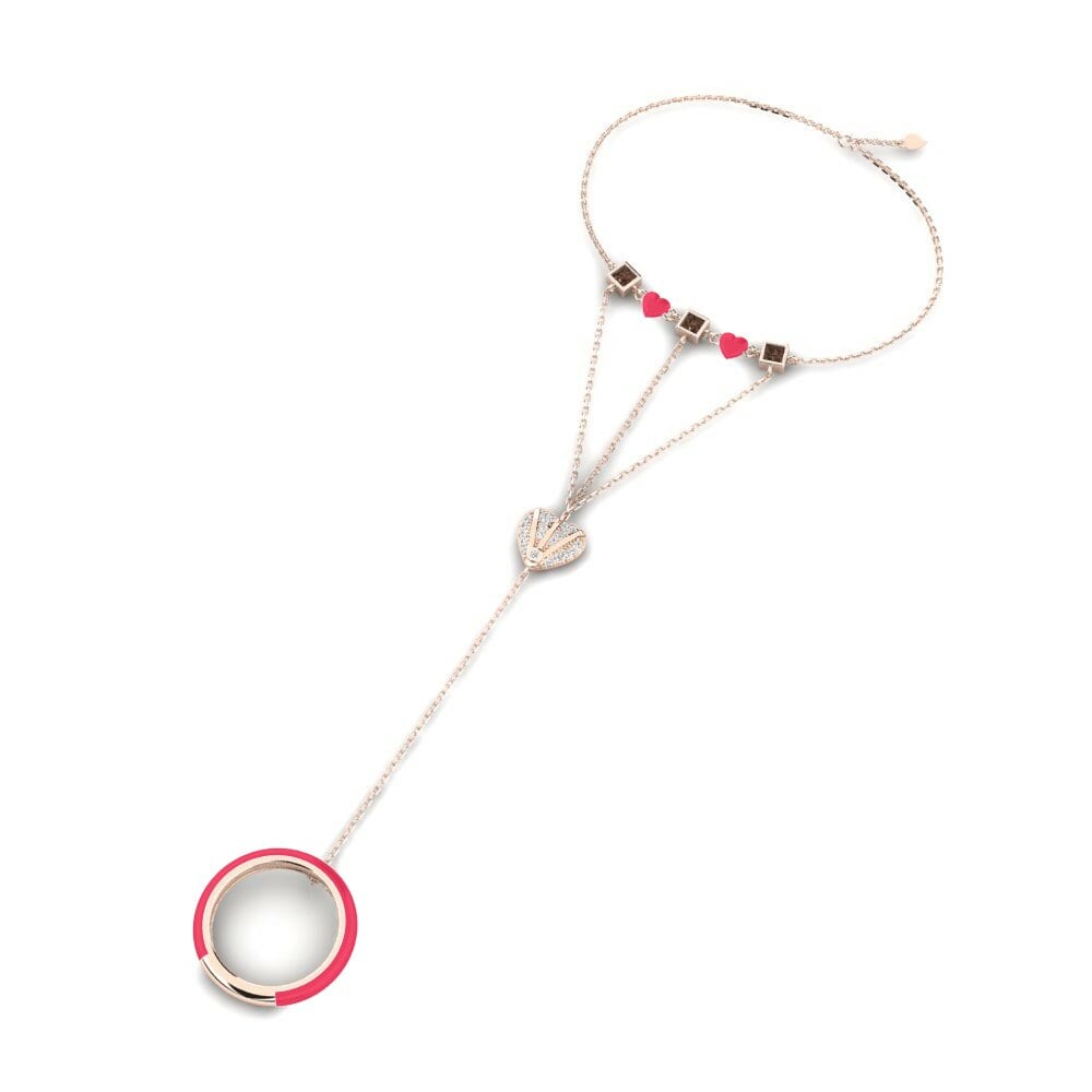 Cuarzo humo Pulsera de dedo Loveour