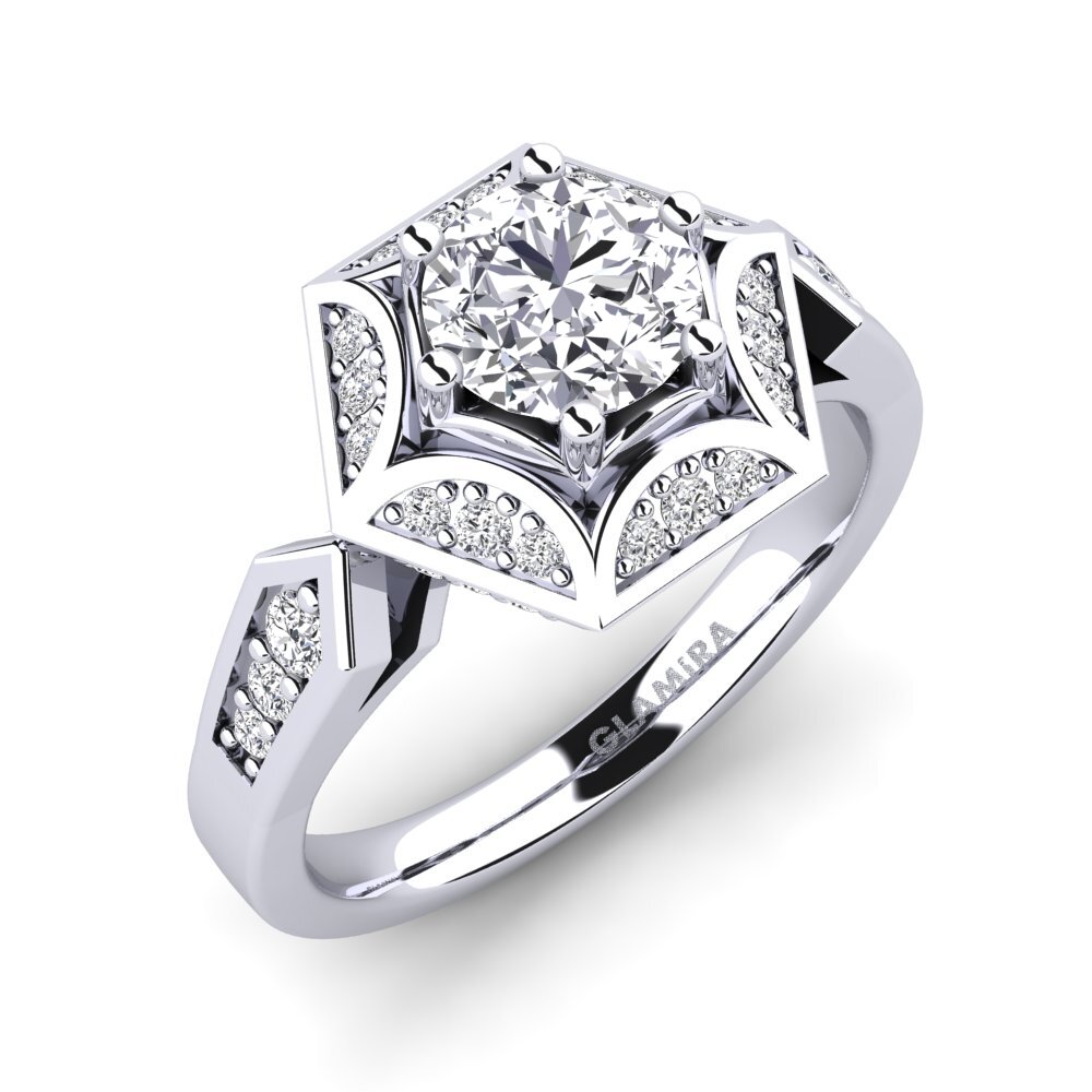 Lab Grown Diamond Engagement Ring Loverna