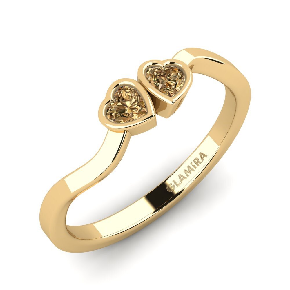 Brown Diamond Stackable Ring Lovset