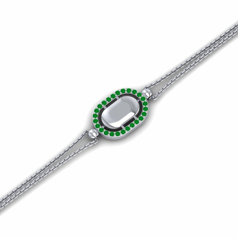 Pulsera de Mujer Lowles Esmeralda