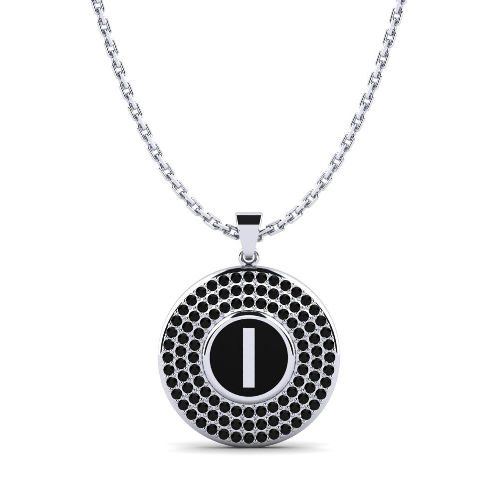 Schwarzer Onyx Damen anhänger Luba I