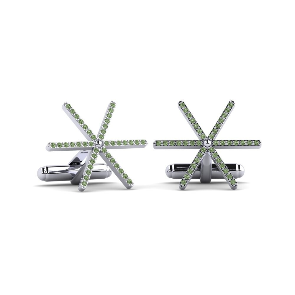 Green Diamond Cufflink Lubbert
