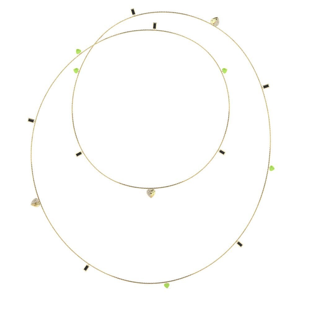 Black Sapphire Women's Necklace Lubov