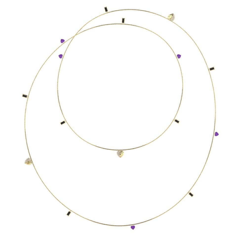 Black Diamond Women's Necklace Lubov