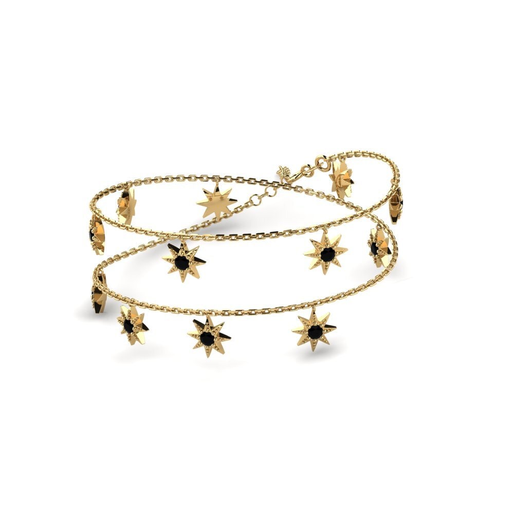 Black Sapphire Women's Necklace Luceinfinita