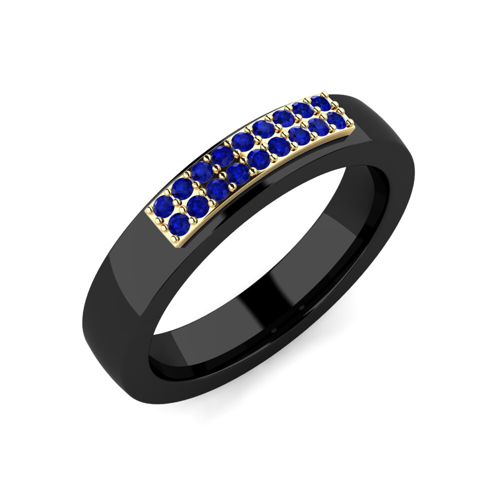 9ct Yellow Gold Sapphire Ring Luetta