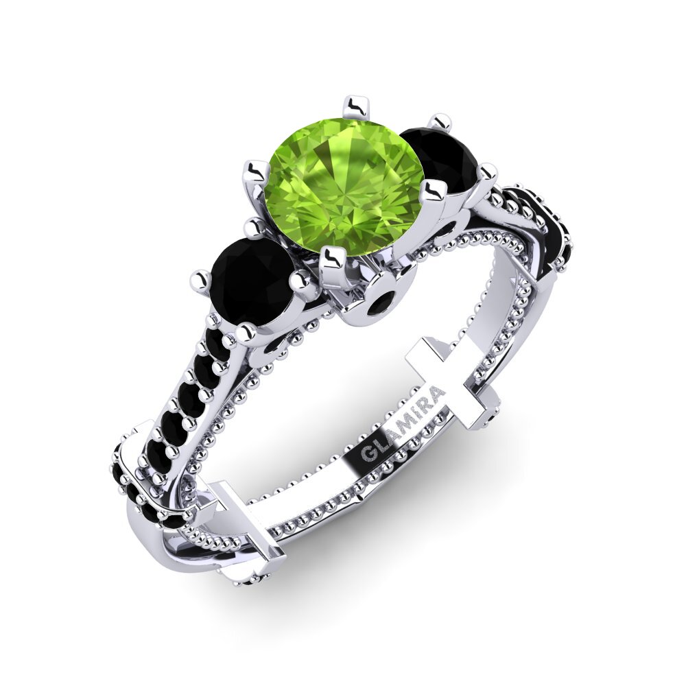Peridot Engagement Ring Luisetta