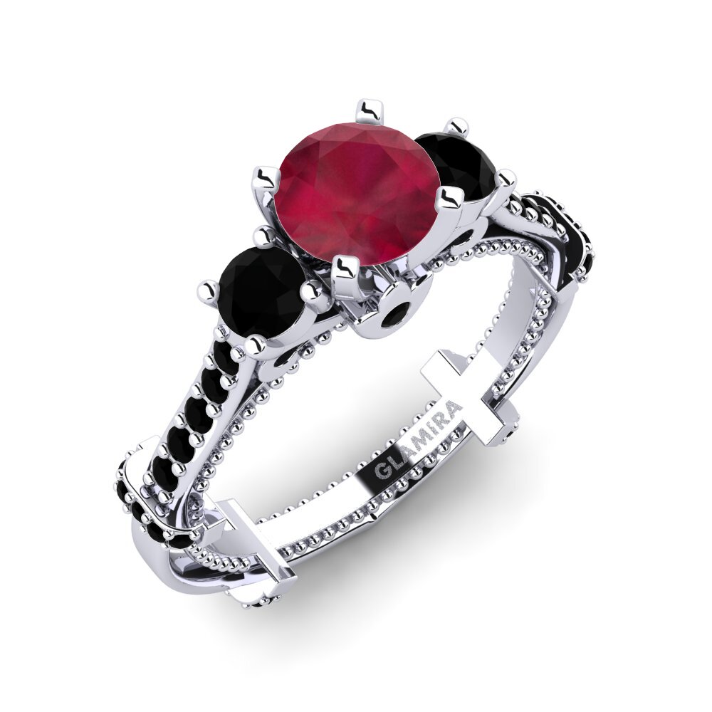 Ruby Engagement Ring Luisetta