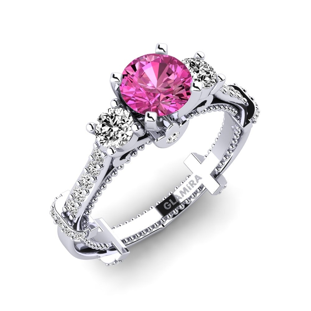 Topacio Rosa Anillo de compromiso Luisetta