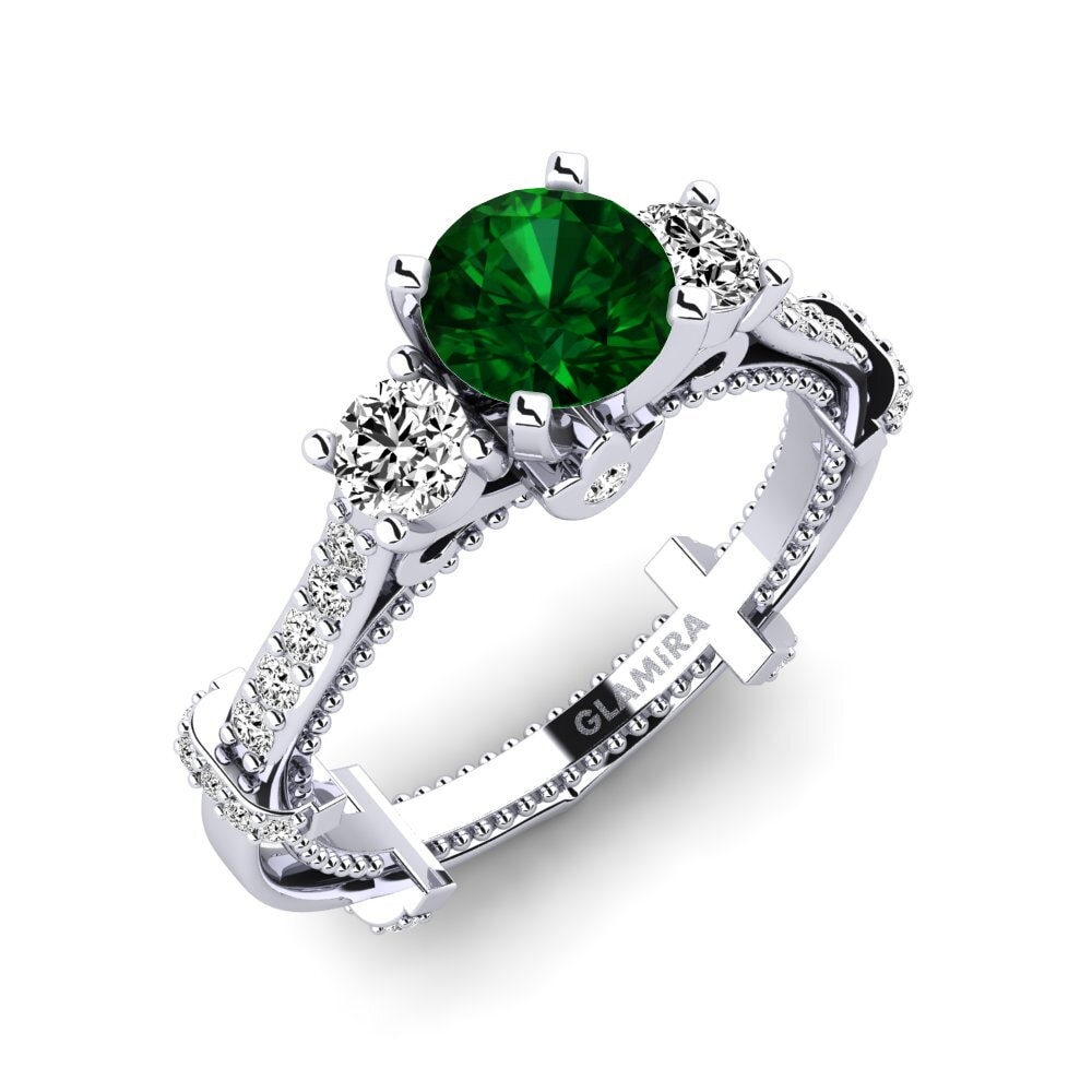Tsavorita Anillo de compromiso Luisetta