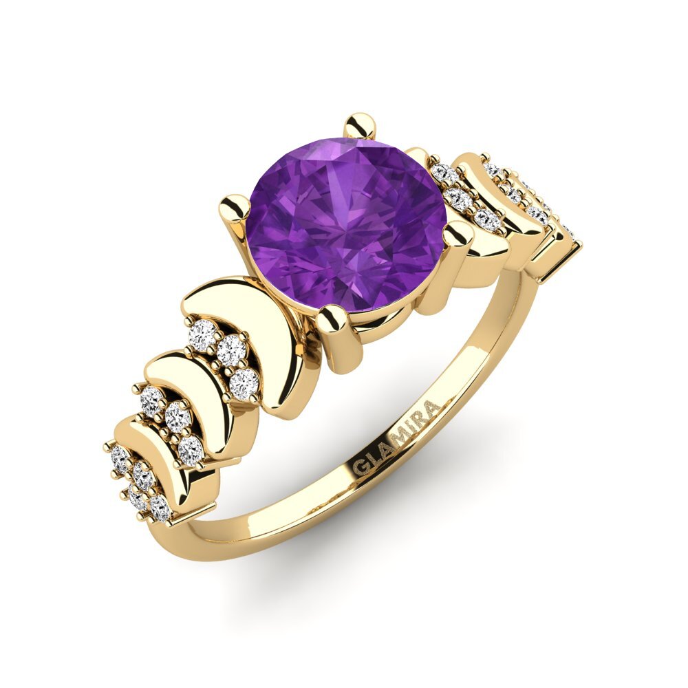 Amethyst Women's Ring Lupe