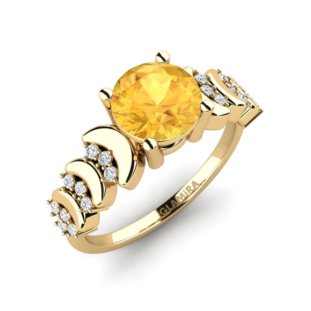 Citrine Women's Ring Lupe