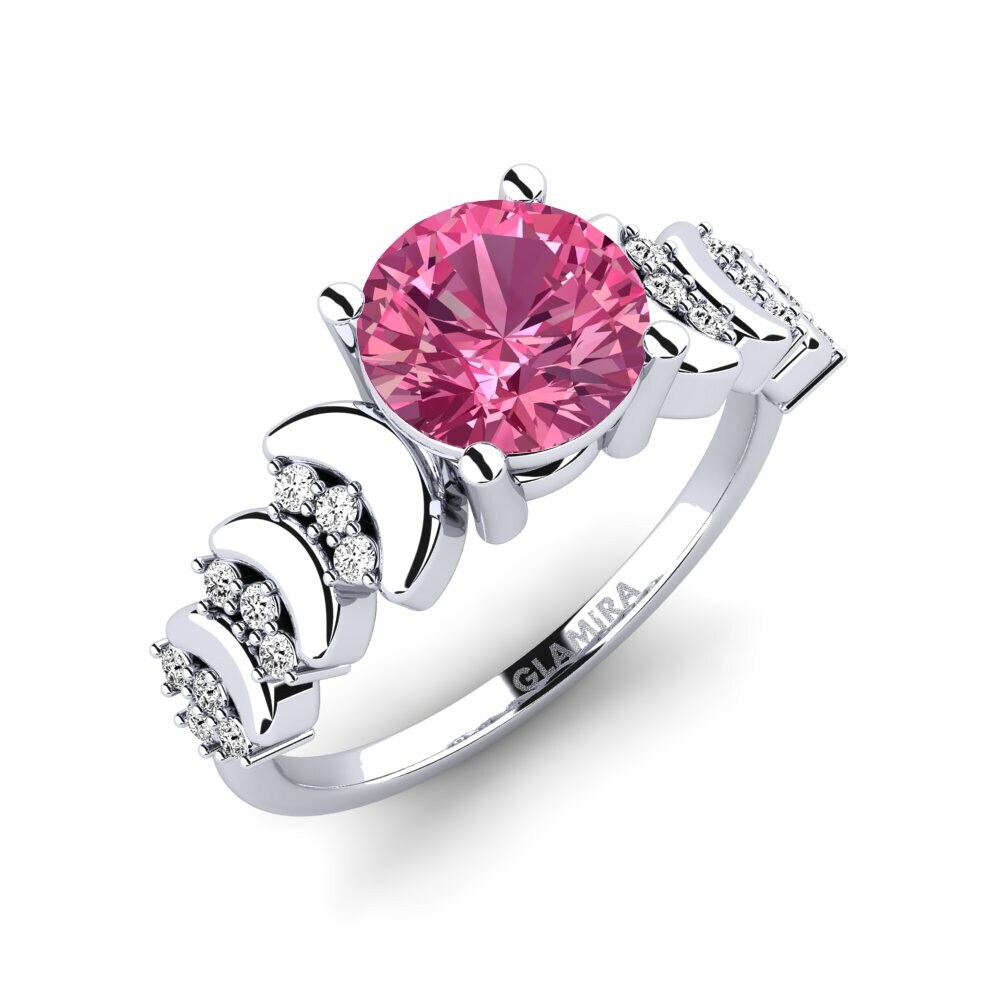 Turmalina rosa Anillo de Mujer Lupe