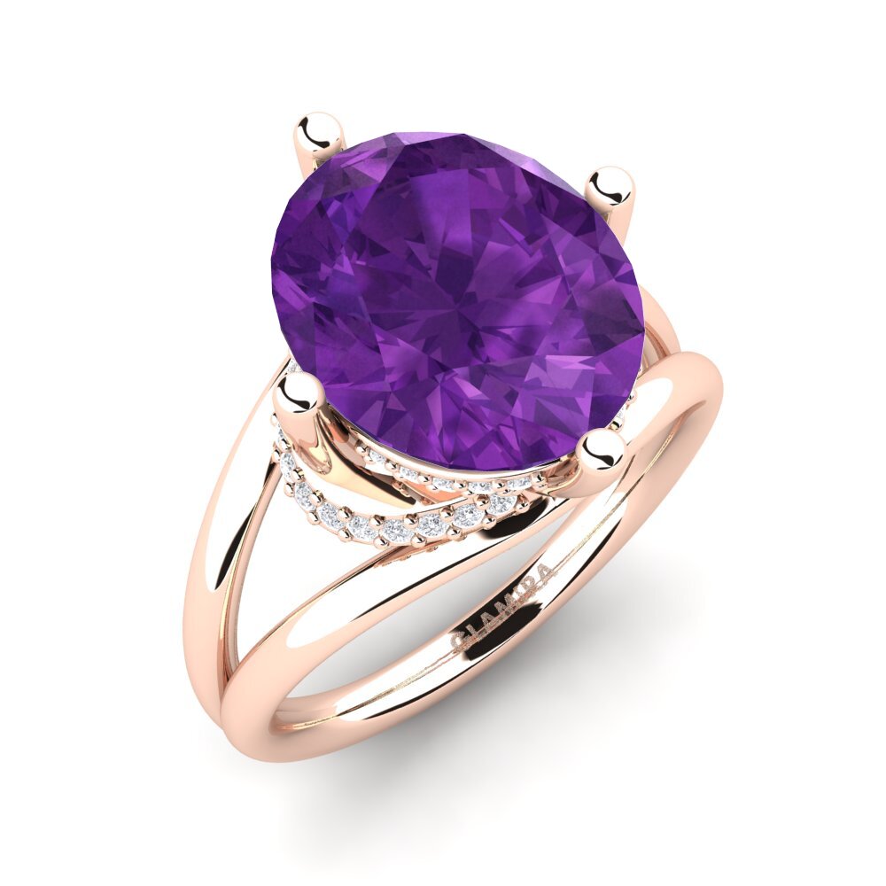 Rotgold 585 Ring Luzirene