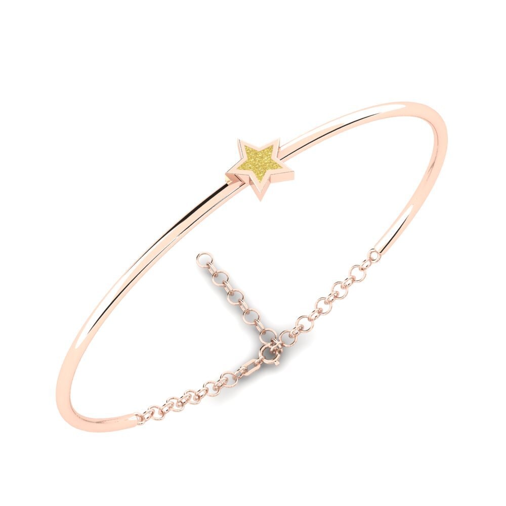 14ct Rose Gold Bangle Lycaste Daughter