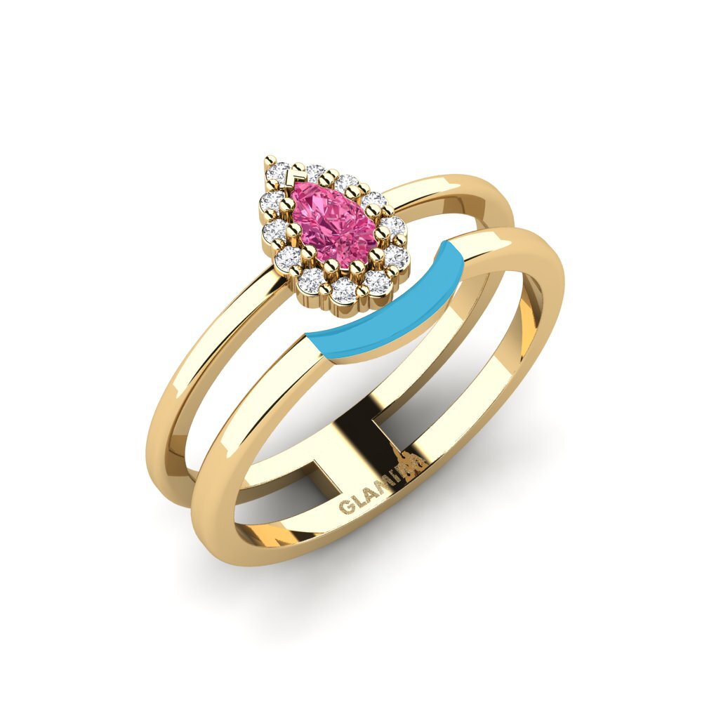 Pink Tourmaline Ring Lyme