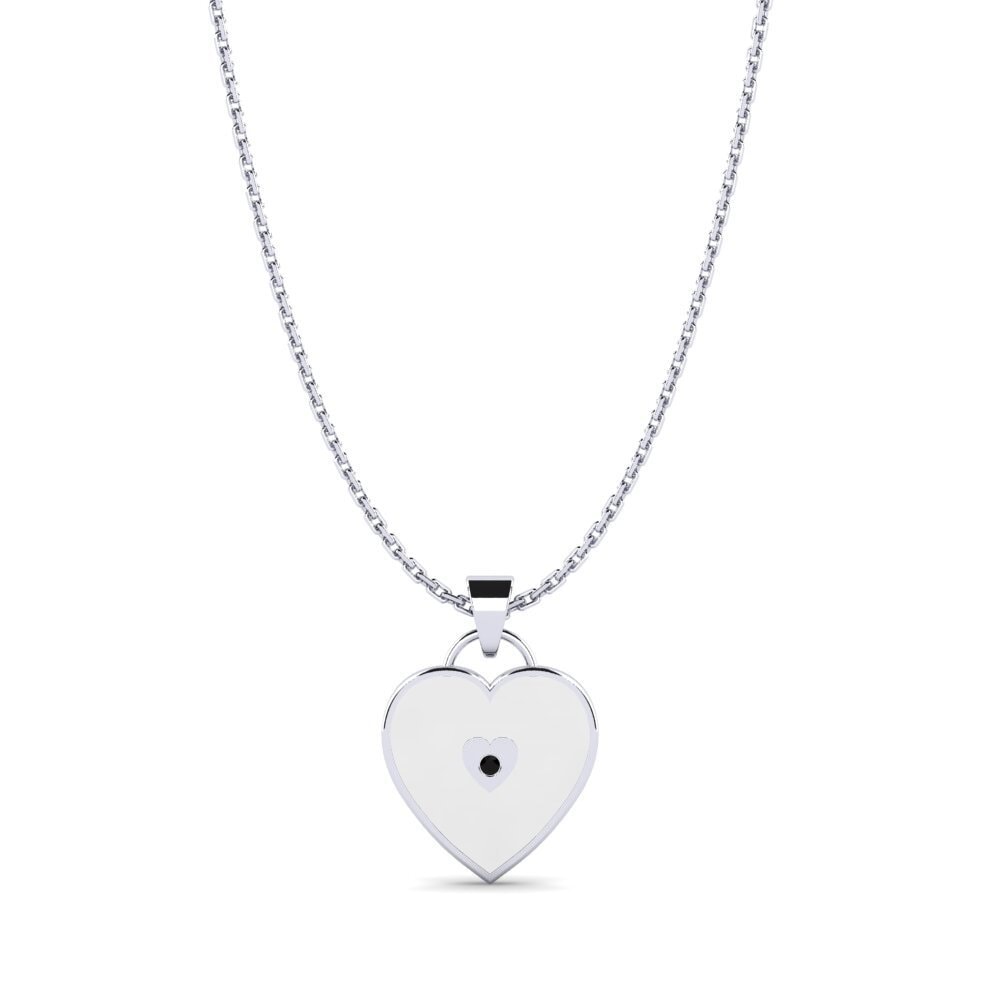 Diamante Negro Colgante de Mujer Lynda