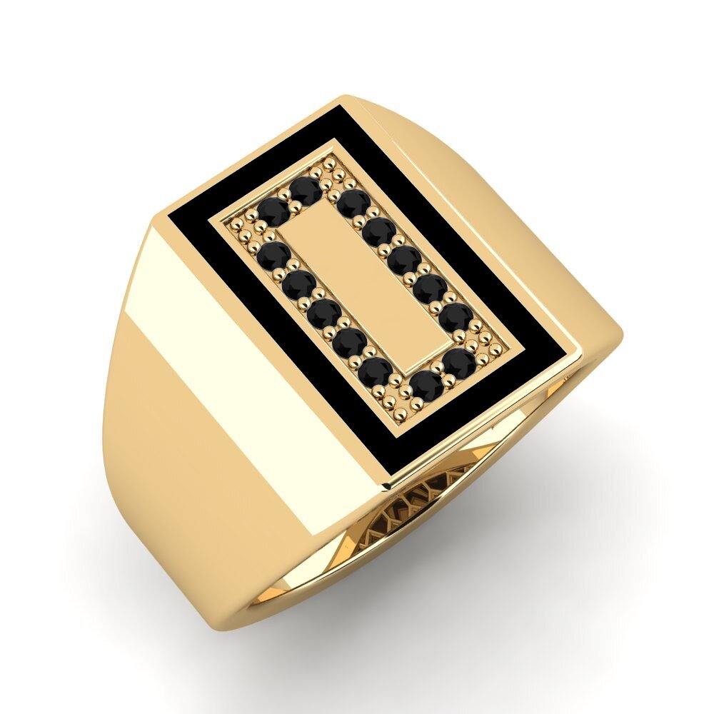 Black Sapphire Pinky Ring Lyogi