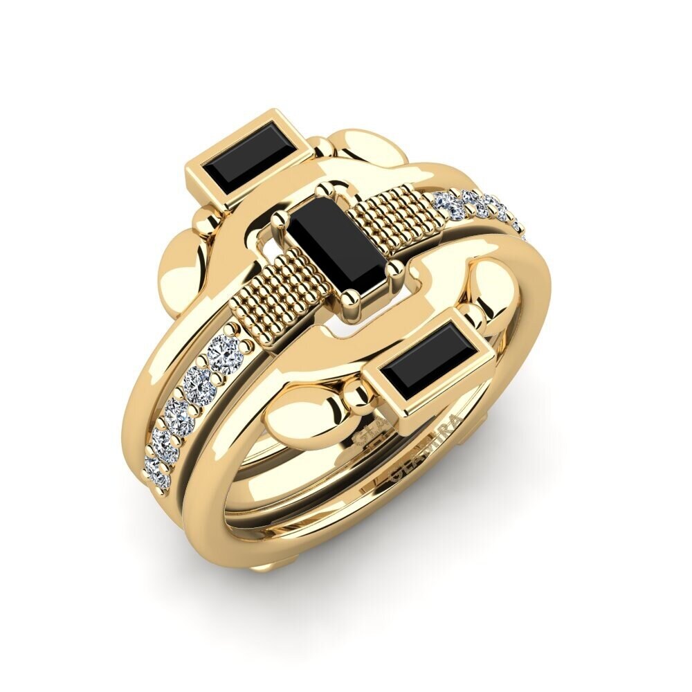 Black Onyx Ring Lysta SET