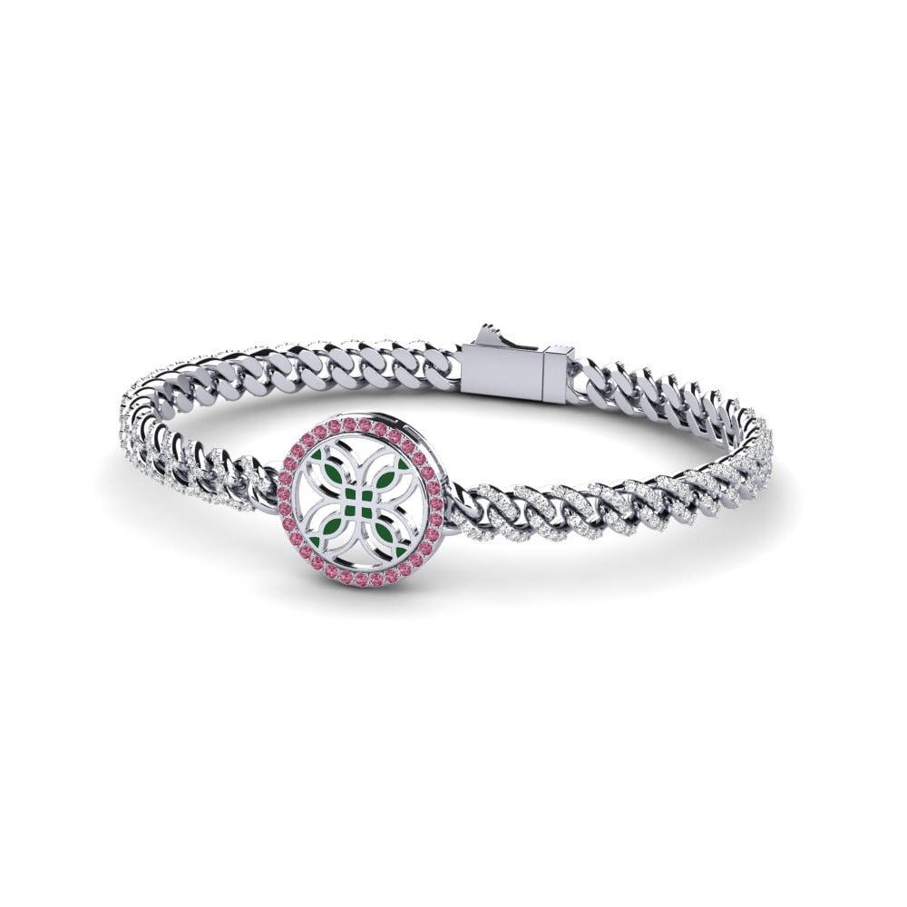 Rhodolite Garnet Women's Bracelet Mabefa