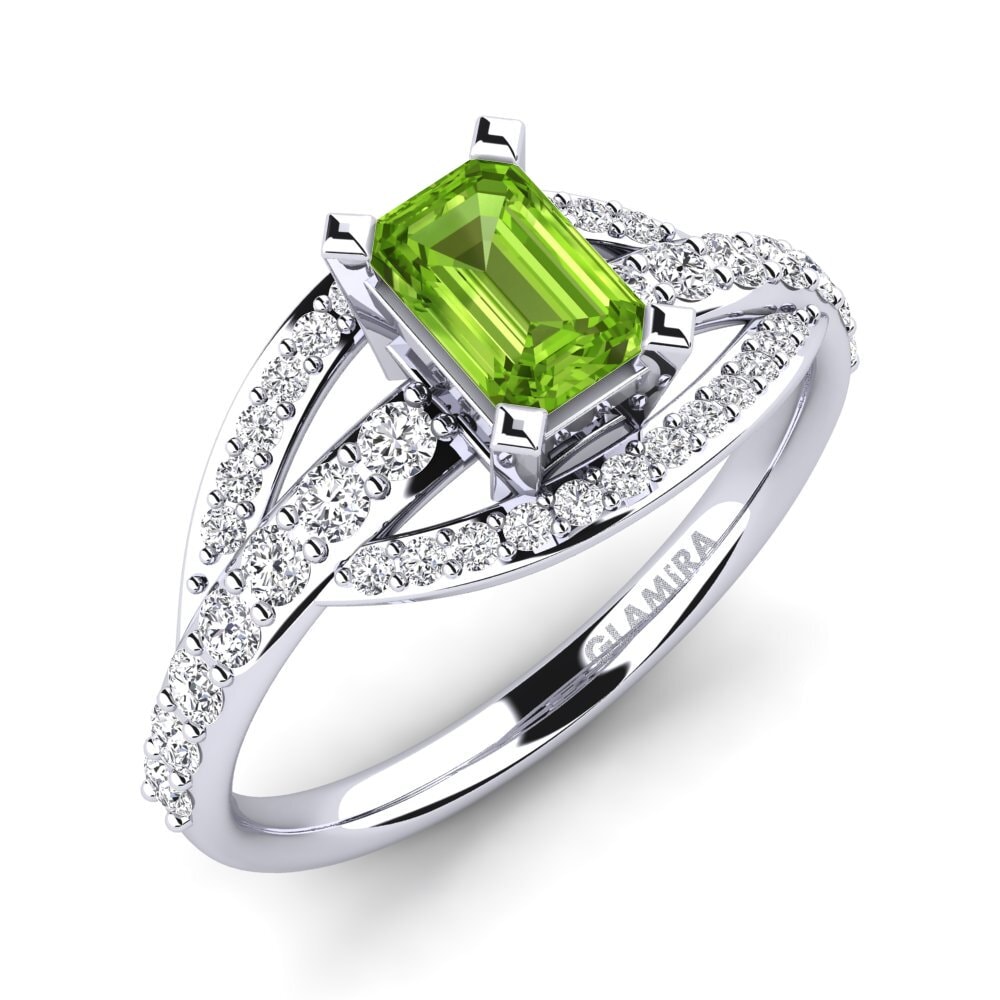 Peridot Engagement Ring Mabelle