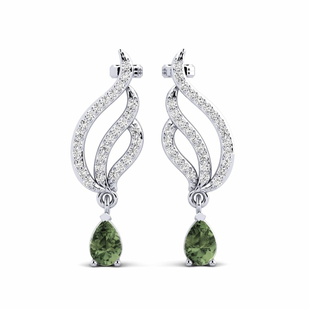 Green Sapphire Women's Earring Mabina