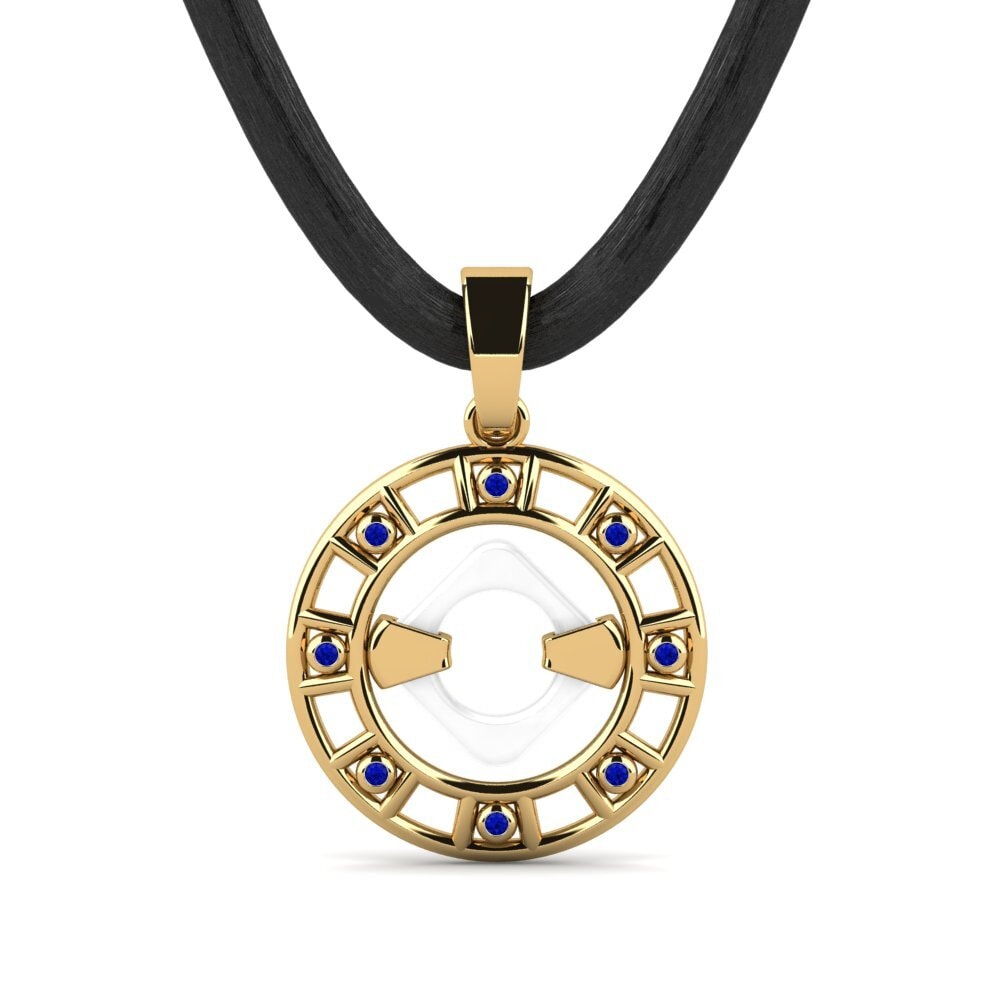 Sapphire Men's Pendant Mabry